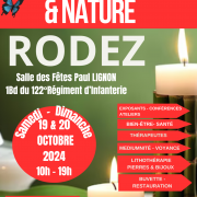 Salon du bien etre et des arts divinatoires a rodez 19 et 20 octobre 2024